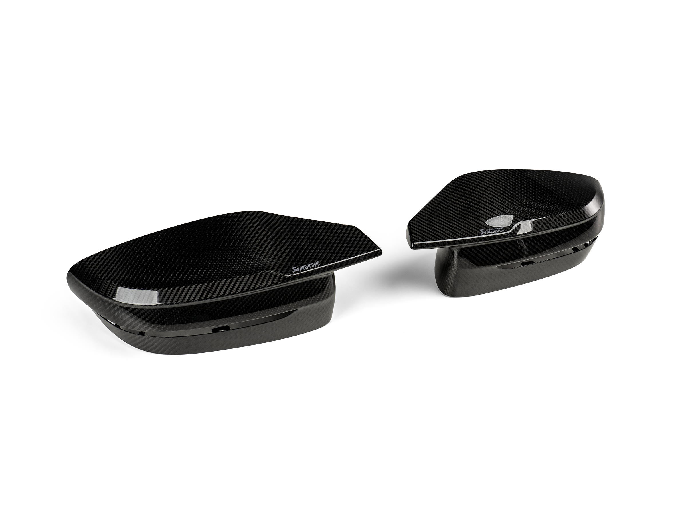 Carbon Fibre Mirror Cap Set - High Gloss