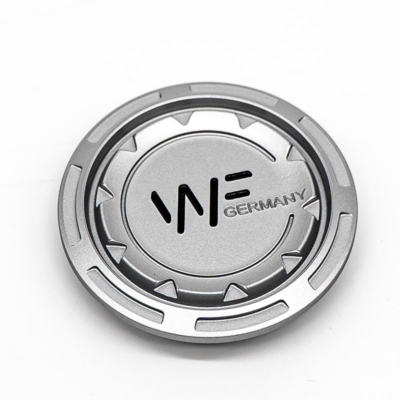 WHEELFORCE WHEELS WF.LUXURY FORGED CAPS -FROZEN SILVER -