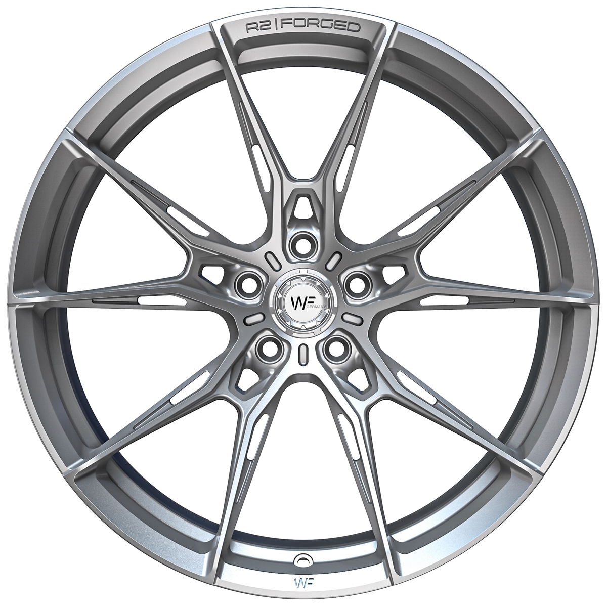 WF RACE.TWO | FORGED FROZEN SILVER 5X112 10,5x20 ET12 