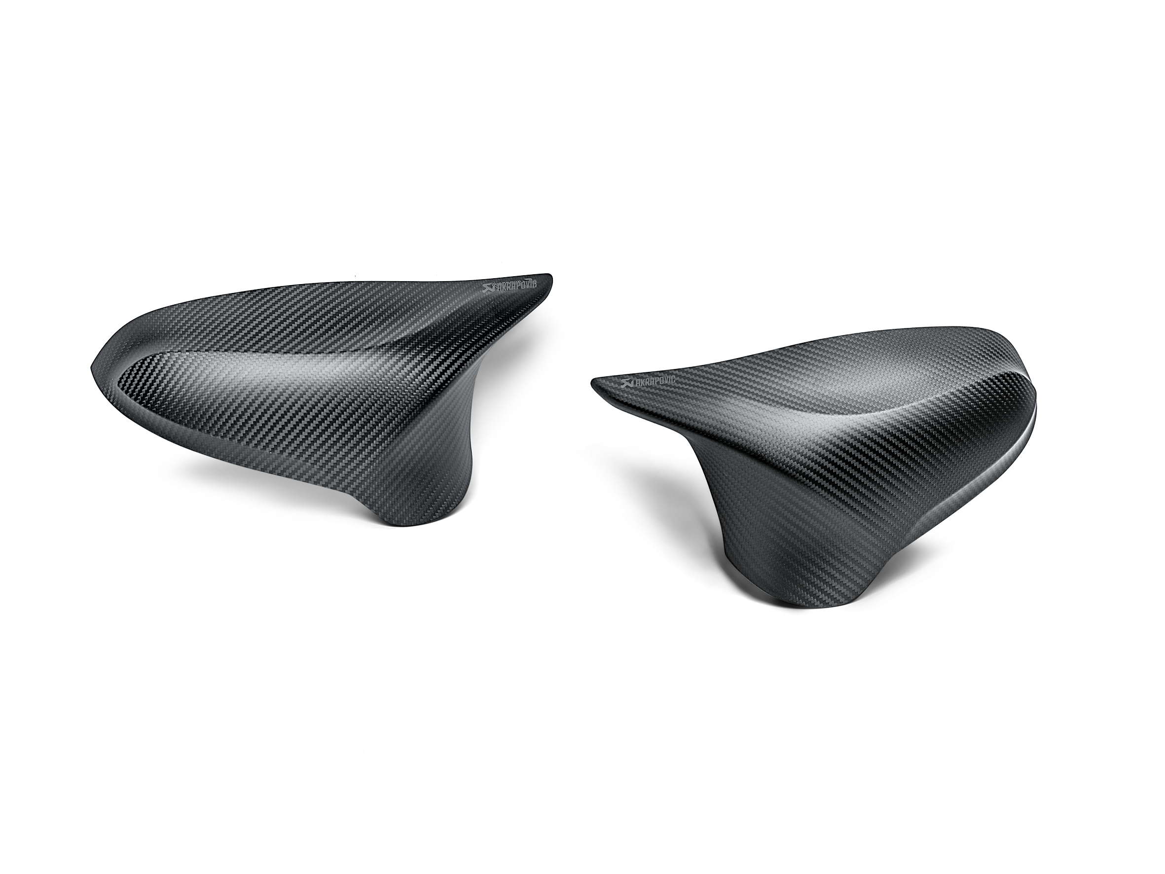 Carbon Fibre Mirror Cap Set - Matte