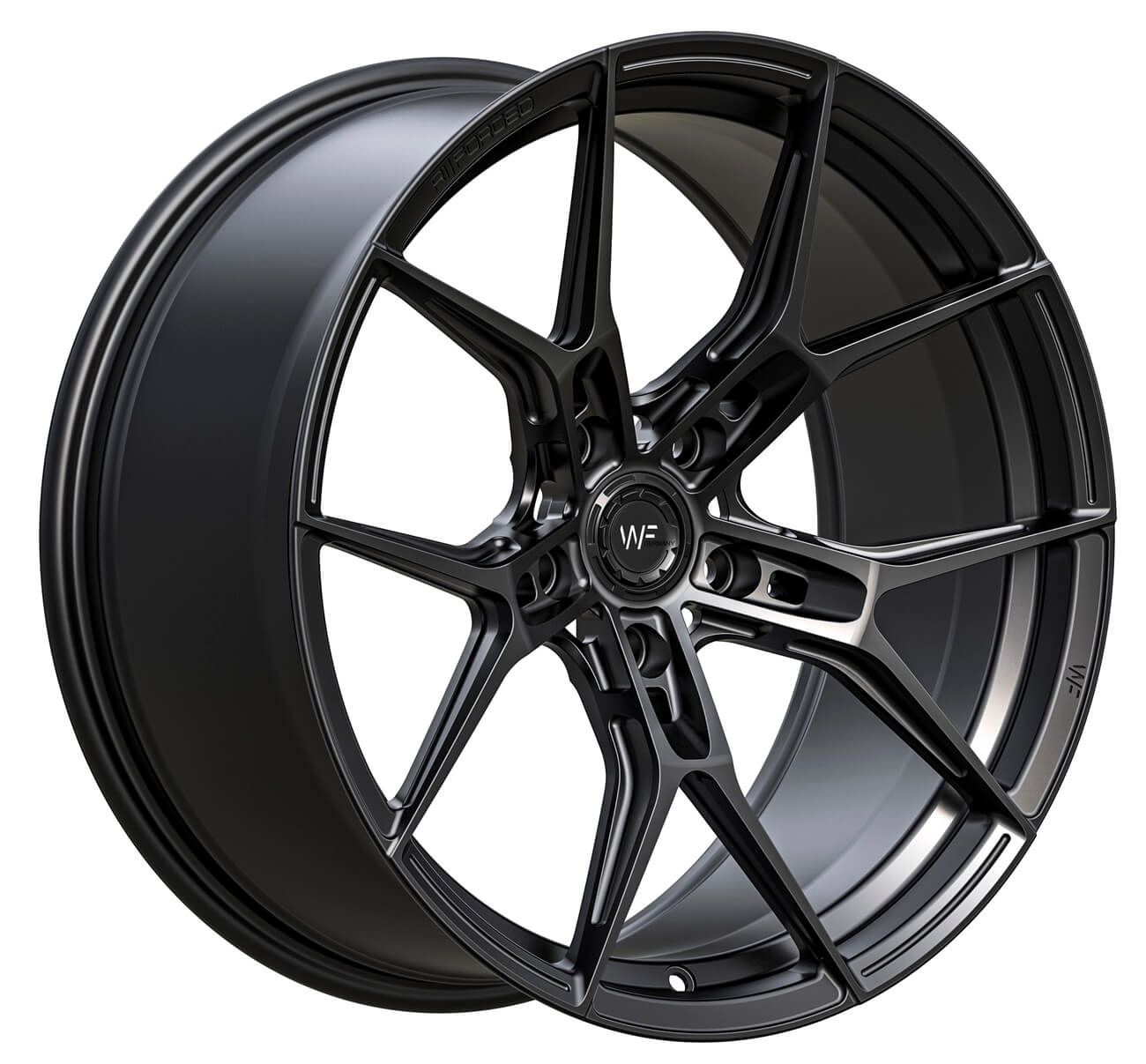 WF RACE.ONE | FORGED - DEEP BLACK MATTE 11.0x22 5x112 XDC - RS EDITION