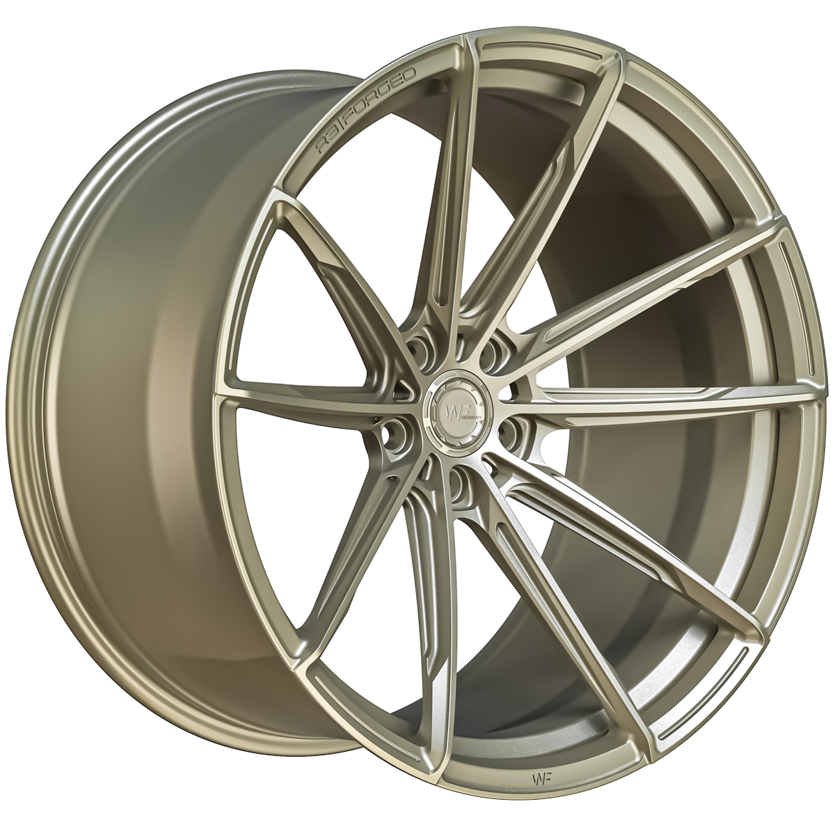 WF RACE.THREE | FORGED LIGHT GOLD 5X112 10,5x20 ET12