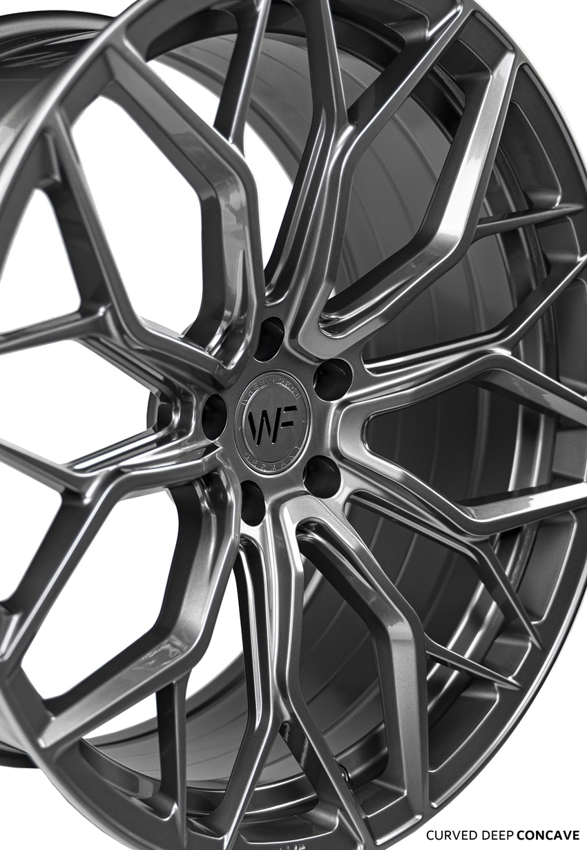 WF HE.1-FF | 20x9.0 ET28 5x112 CMC | GLOSS STEEL