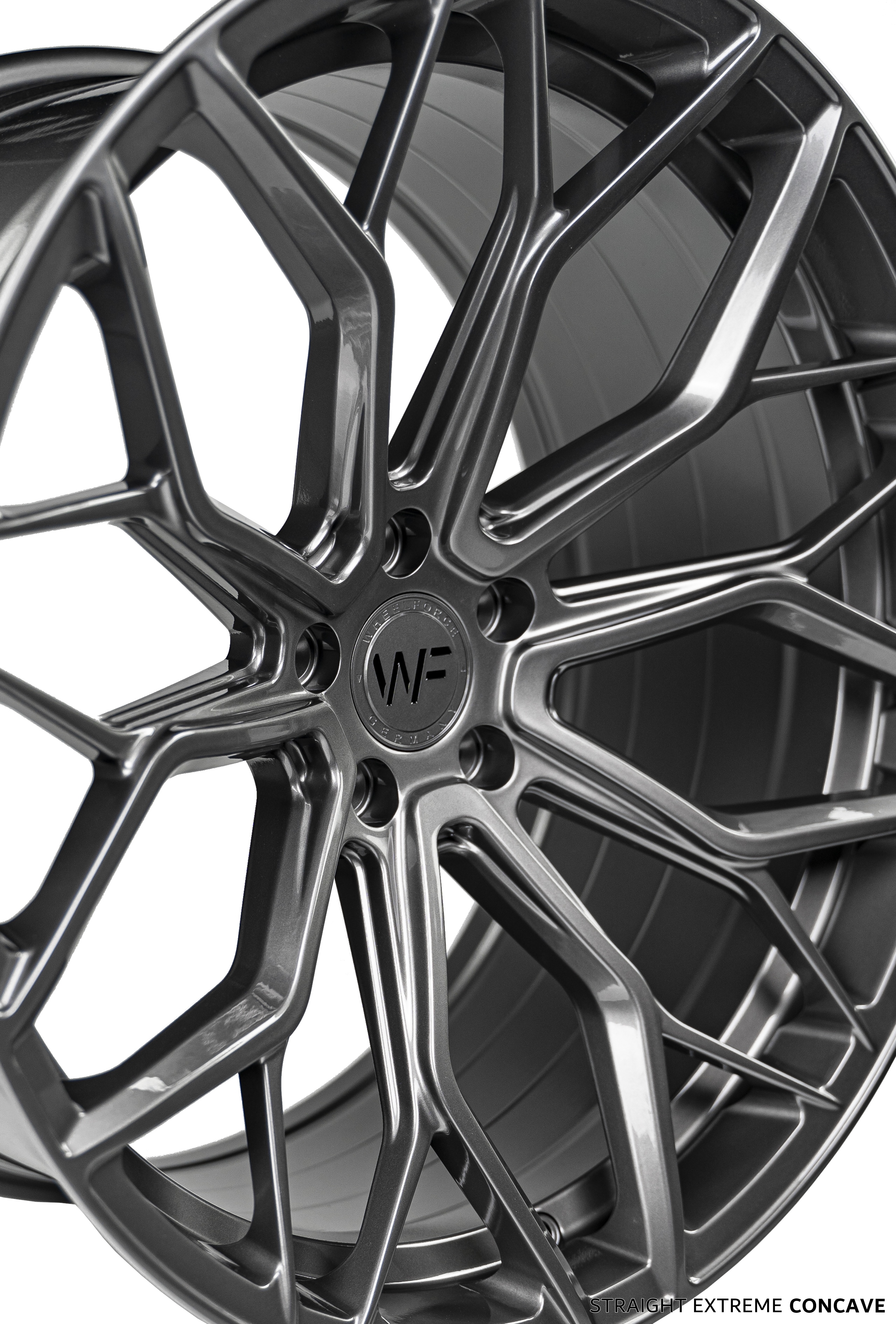 WF HE.1-FF | 20x10.5 ET42 5x112 XDC | GLOSS STEEL