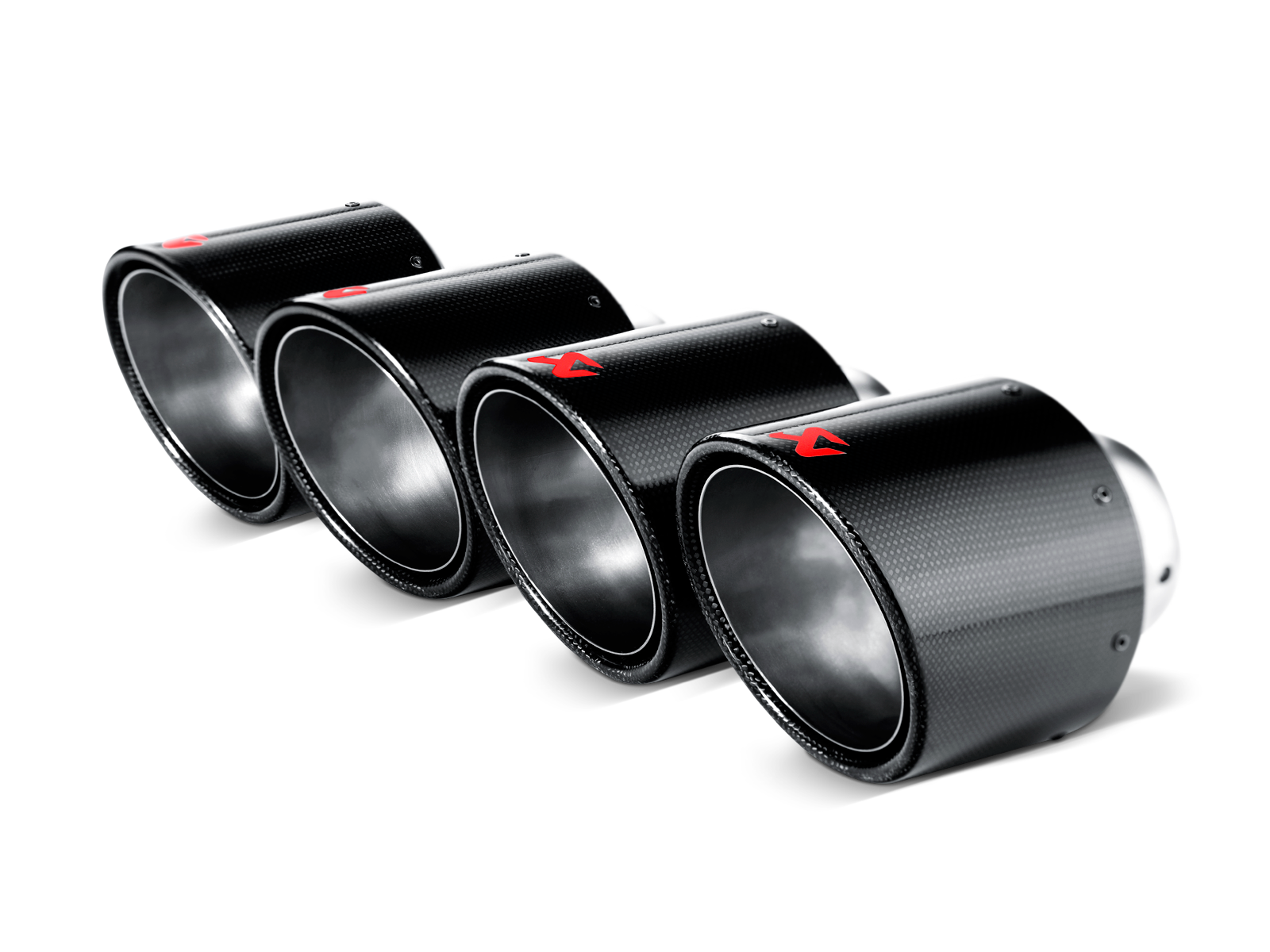 Endrohr Set (Carbon, 115 mm)