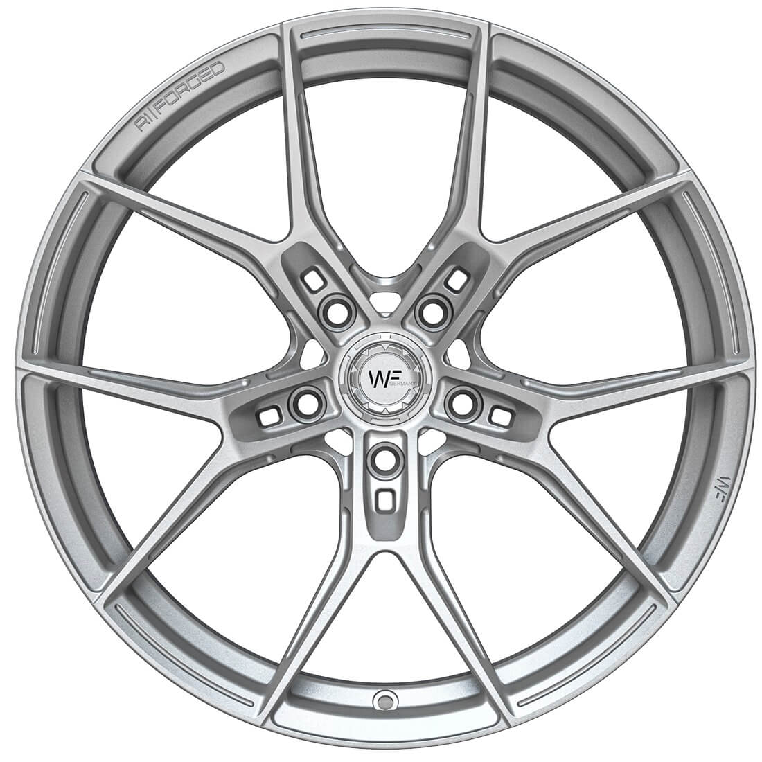 WF RACE.ONE | FORGED FROZEN SILVER 5X120 10,5x19 ET39