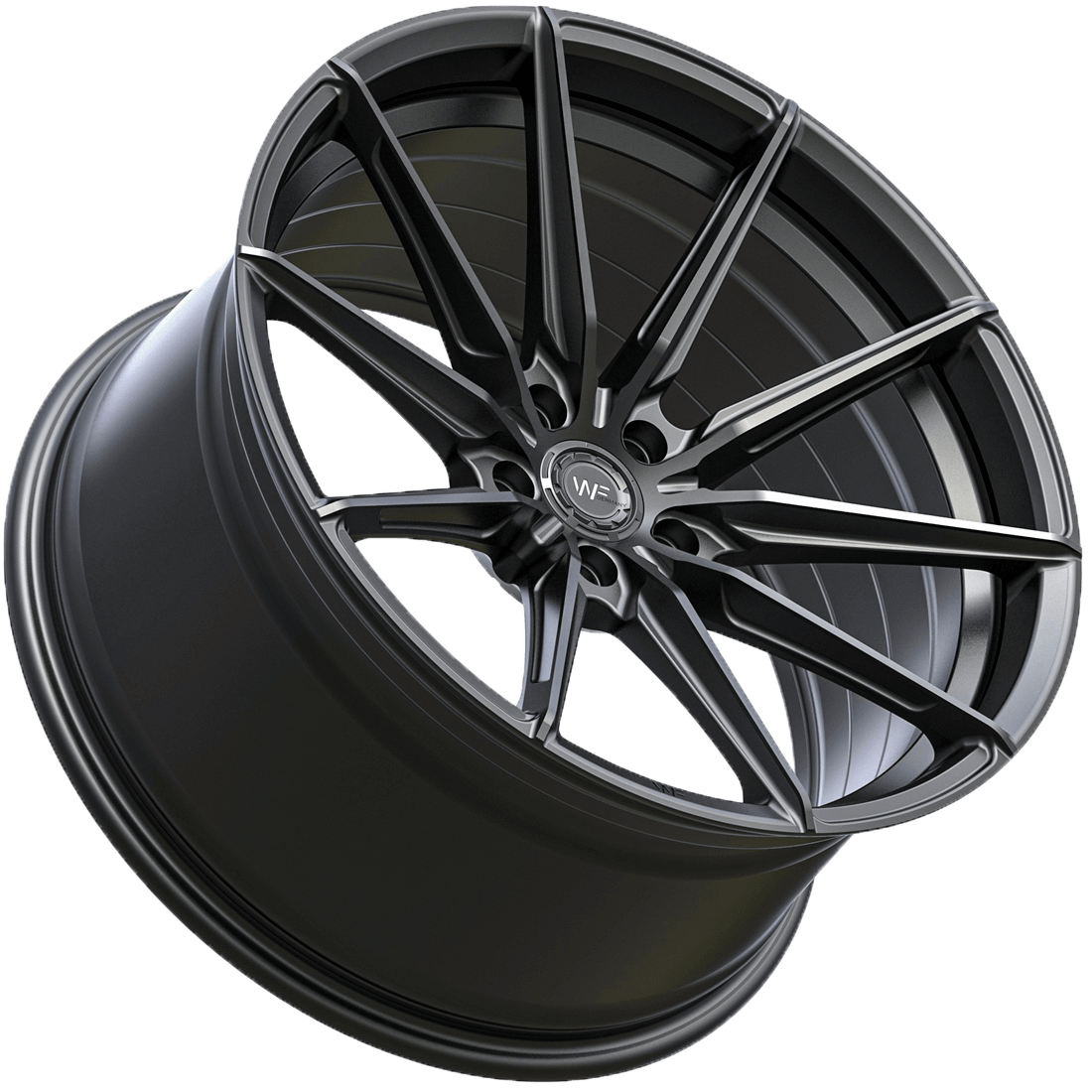 WF CF.3-FFR | FLOWFORGED + CNC DEEP BLACK 5X120 10,5x20 ET45