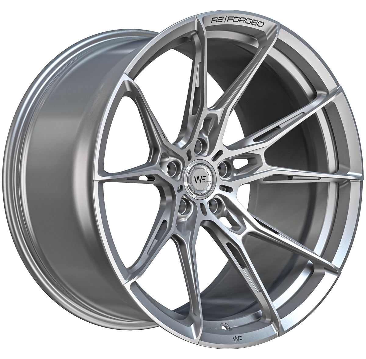 WF RACE.TWO | FORGED FROZEN SILVER 5X112 10,5x20 ET12 