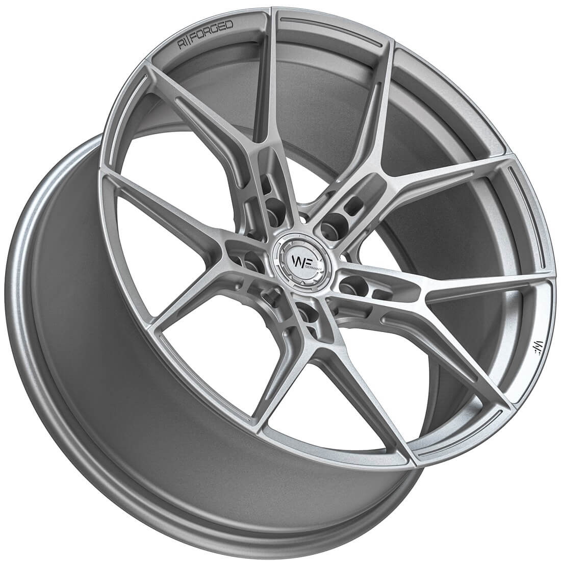 WF RACE.ONE | FORGED FROZEN SILVER 5X112 9,5x19 ET21