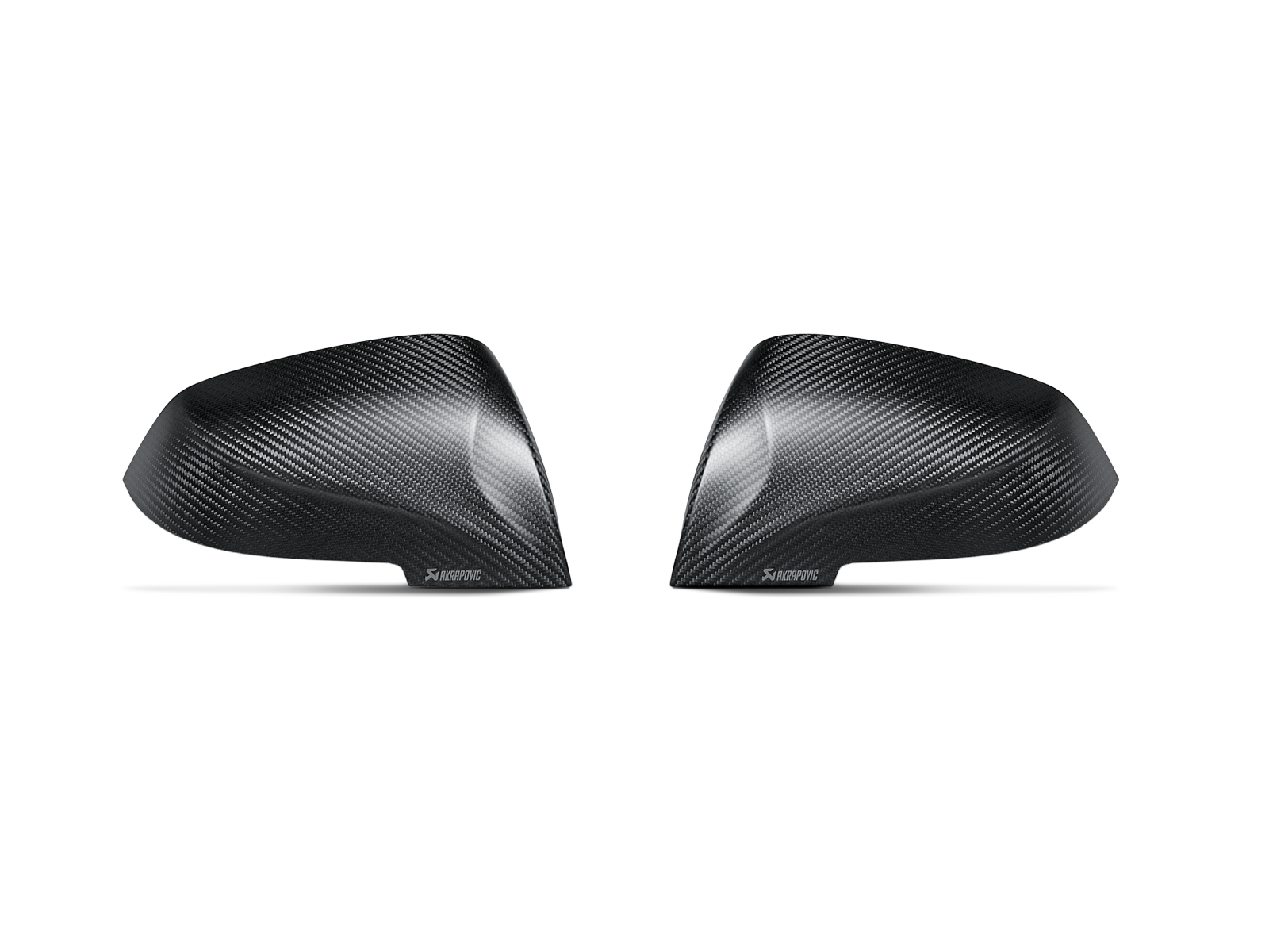 Carbon Fibre Mirror Cap Set - Matte