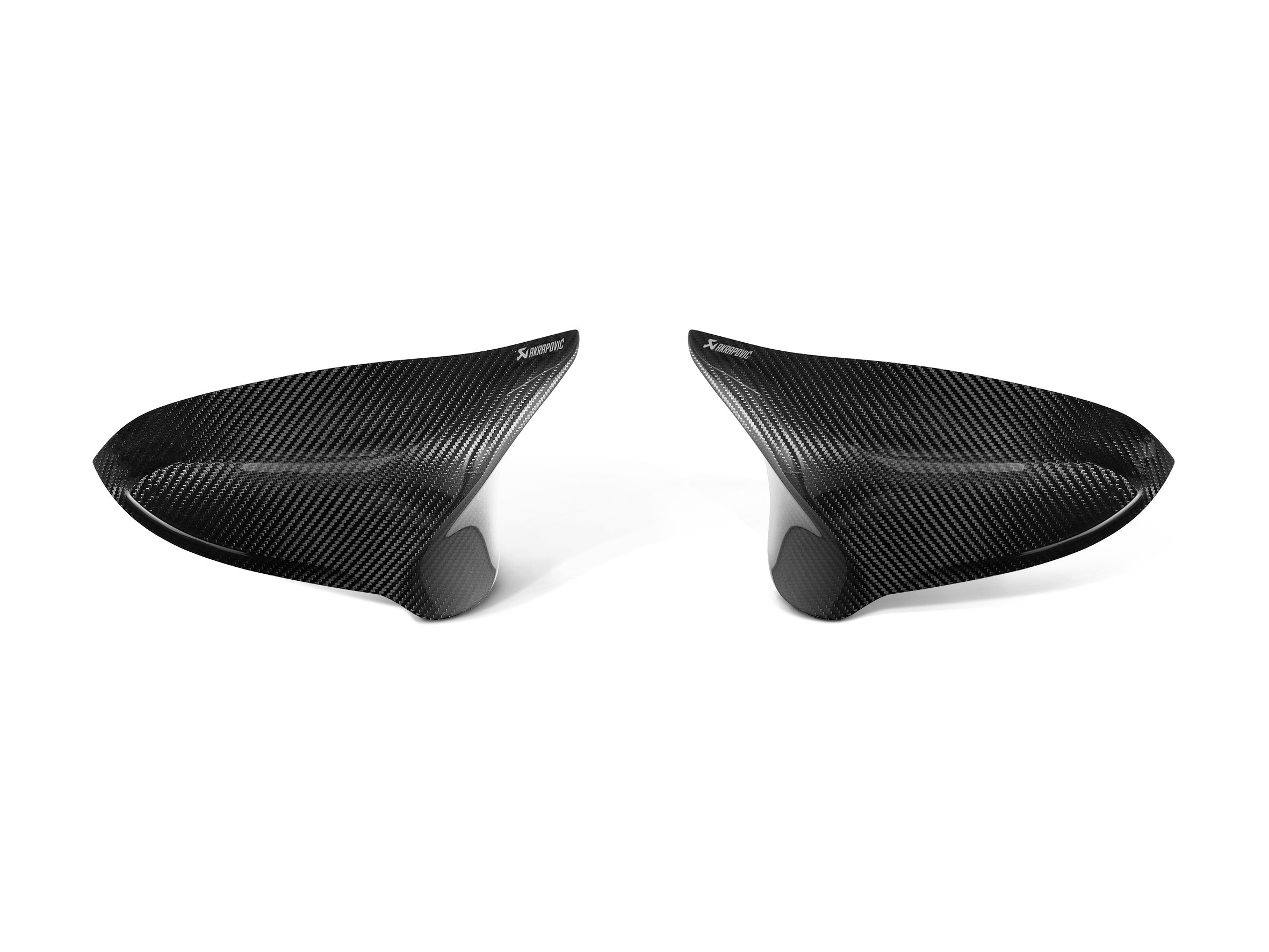 Carbon Fibre Mirror Cap Set - High Gloss