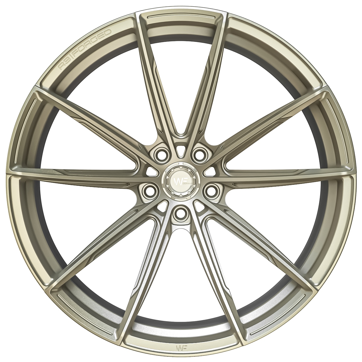 WF RACE.THREE | FORGED LIGHT GOLD 5X112 10,5x20 ET12